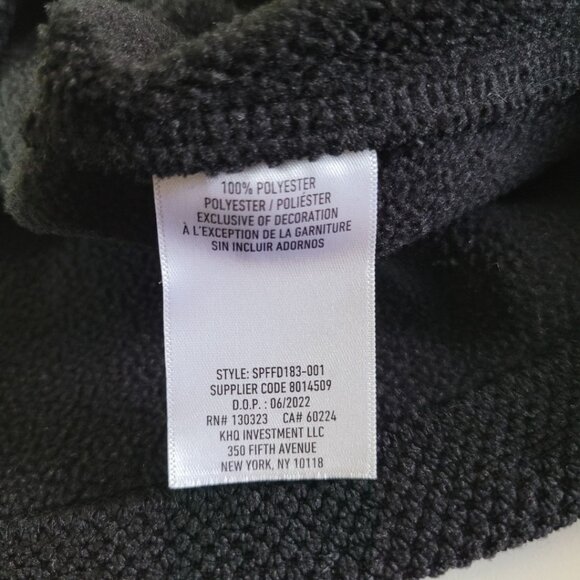 Spyder Quarter Zip Pullover Black Red Mens Lightweight Medium Long Sleeve Hood - Picture 5 of 11